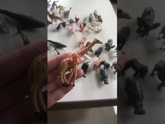 野生動物模型 玩具 6 PCS オオカミの彫刻 家族パーティー お好み